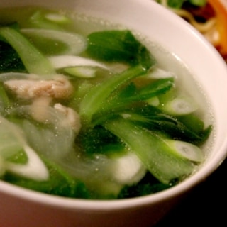 5分でできる★ミニ青梗菜の簡単スープ